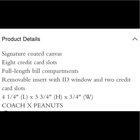 SOLD ❌ Coach x Peanuts 3 in 1 Wallet in Signature Canvas with Snoopy Print - Picture 3 of 3